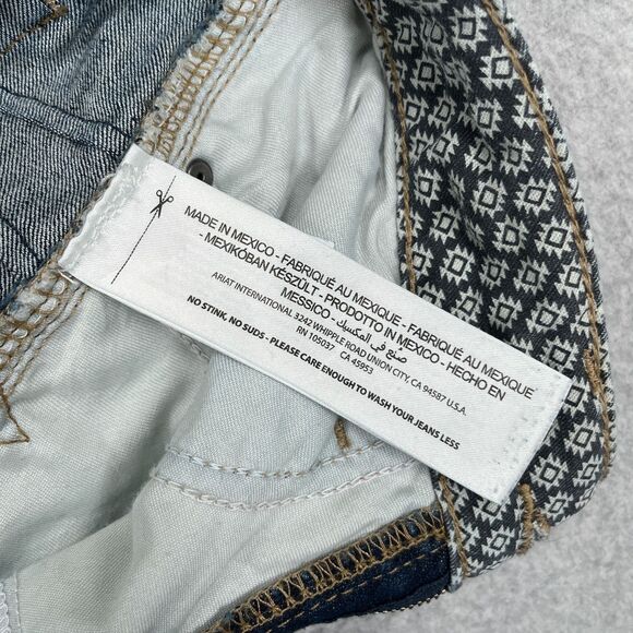 Ariat REAL Jeans Womens 28S (29 x 30) Rosa Perfect Rise Boot Cut Lita Denim - Picture 12 of 14